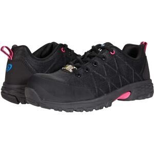 Nautilus Womens Spark CT Work Sneakers US 9.5 M Black Pink Slip Resistant EUC